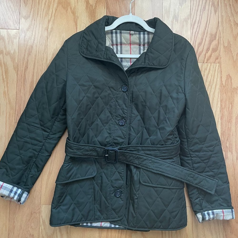 Burberry London Utility Jacket, olive green, size S